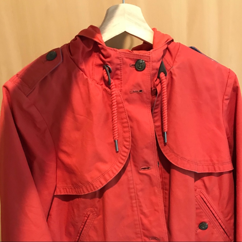 Orange Rain Jacket